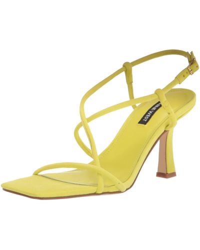 Nine West Yuki Heeled Sandal - Yellow
