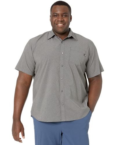 Marmot Aerobora Short Sleeve Button Down Shirt - Gray