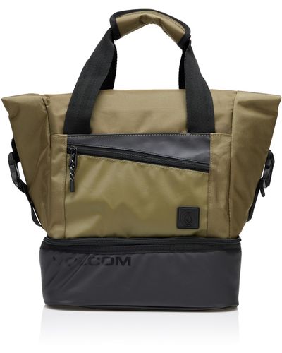 Volcom Outbound Insulated Rolltop Cooler Bag - Green