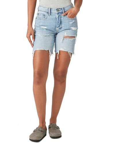 Lucky Brand 90's Loose Denim Short - Blue