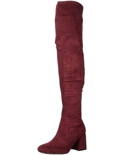 Nine West Blocky2 Over-the-knee Boot - Red