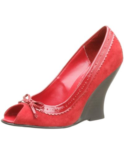 Chinese Laundry Womens Forte,red Suede,5.5 M