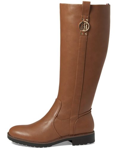 Tommy Hilfiger Febes Knee High Boot - Brown