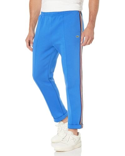 Lacoste Made In France Doubleface Straight Leg Trackpant - Blue
