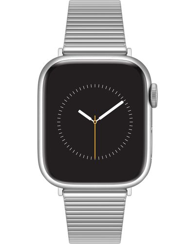 Anne Klein Stainless Steel Fashion Band For Apple Watch - Gray