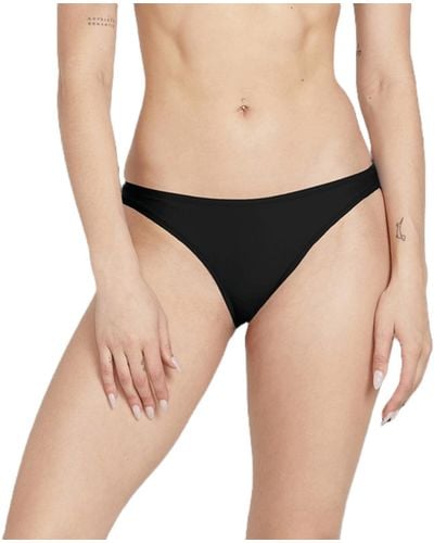 Volcom Standard Simply Solid Full Bikini Bottom - Natural