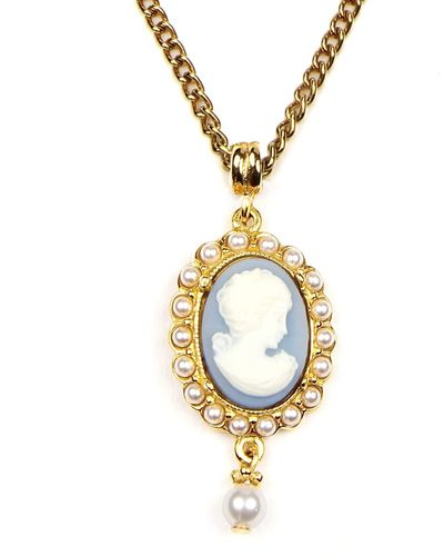 Ben-Amun Cameo Collection Necklace Fashion Jewelry For - Metallic