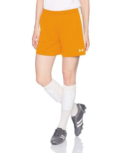 Under Armour Microthread Match Soccer Shorts - Orange