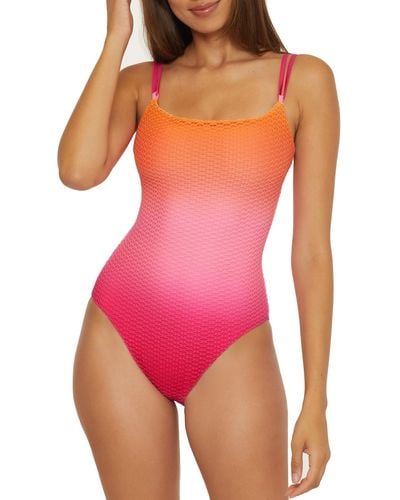 Trina Turk Standard Sun Opal One Piece Swimsuit - Pink