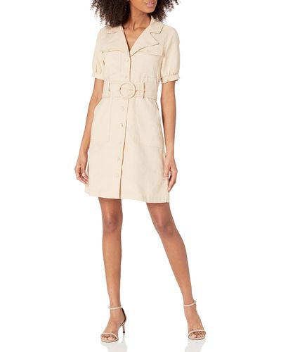 Kendall + Kylie Kendall + Kylie Plus Size Safari Jacket Dress - Natural