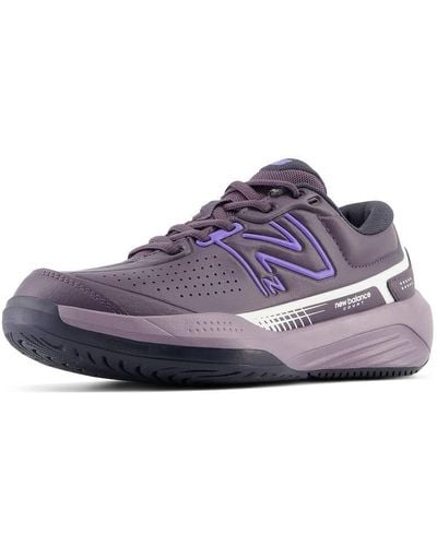 New Balance 696 V5 Hard Court Tennis Shoe - Purple