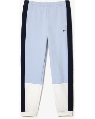 Lacoste Regular Fit Color Blocked Sweatpants - Blue