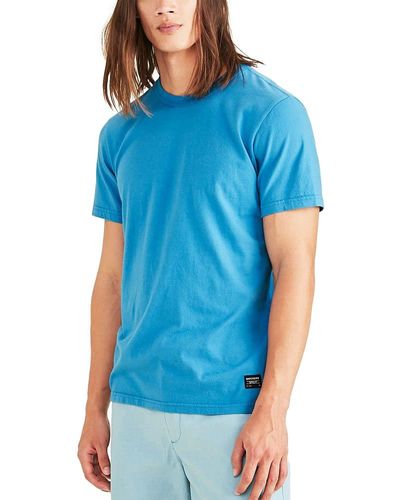Dockers Slim Fit Short Sleeve Tee Shirt, - Blue