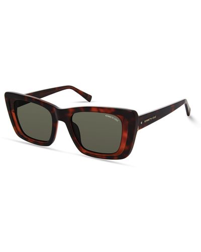 Kenneth Cole Kc5152n Square Sunglasses - Black