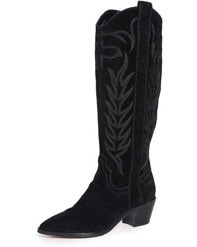 Dolce Vita Solei Western Boots - Black