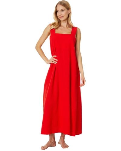 Natori Gown Length 52",scarlet,medium - Red