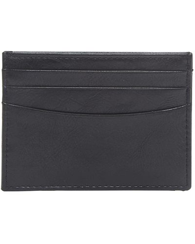Amazon Essentials Slim Card Carrier Wallet - Black