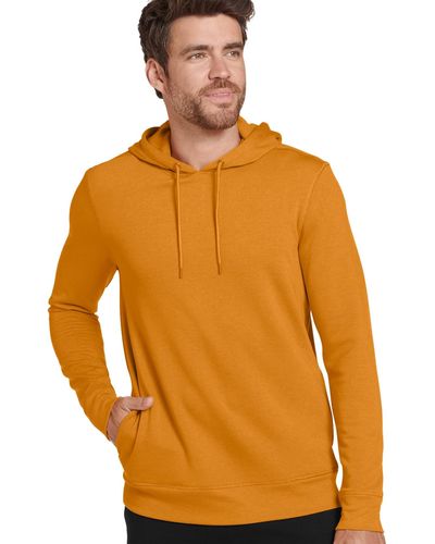 Jockey Casualwear Lightweight Fleece Pullover Hoodie - Orange