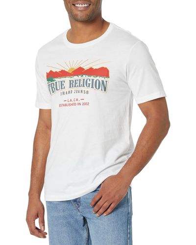 True Religion Brand Jeans Explore Arch Tee - White