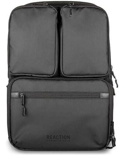 Kenneth Cole Ryder Coated Polyester Laptop Backpack - Gray