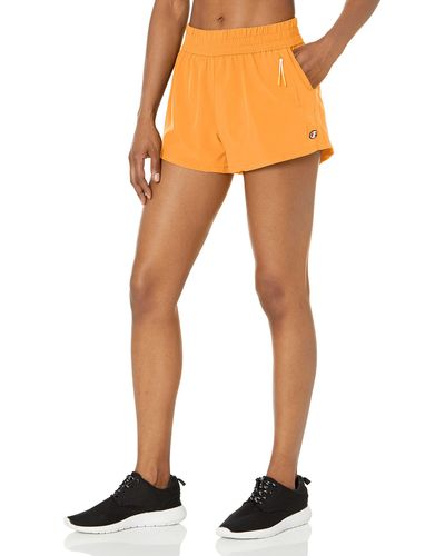 Champion Womens 3" City Sport Eco Shorts - Orange