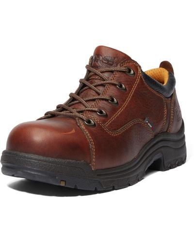 Timberland Titan Oxford Alloy Safety Toe Industrial Work Shoe - Brown