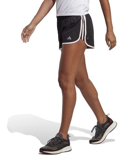 adidas Plus Size Marathon 20 Running Shorts - Black