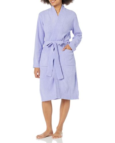N Natori Aura-solid Robe Length 40",soft Lavender,x-small - Blue
