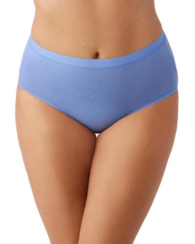 Wacoal Understated Cotton Brief Panty - Blue