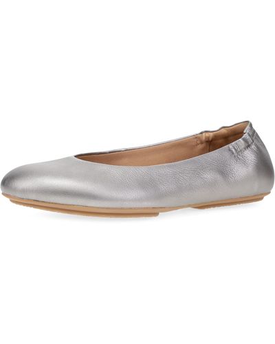 Dansko On Ballerina Flats For - Built-in Wedge With Arch Support - Versatile Casual To Dressy Footwear - Lightweight Rubber Outsole - Gray