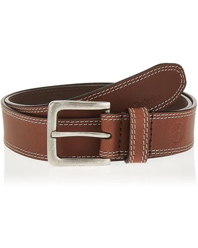 Timberland Classic Leather Jean Belt 1.4 Inches Wide (big & Tall Sizes Available) - Brown