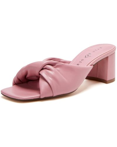 Katy Perry The Tooliped Twisted Sandal Heeled - Pink