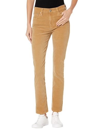 AG Jeans Mari High Rise Slim Straight Jean - Natural