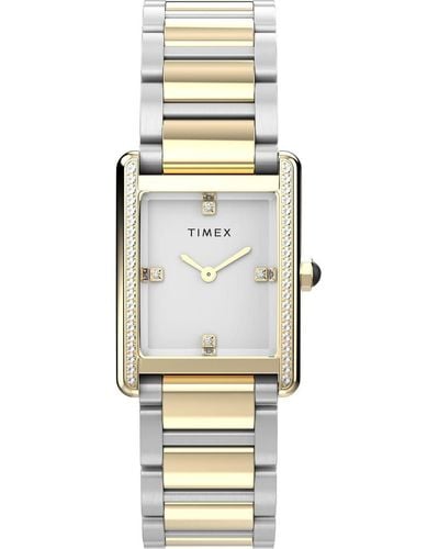 Timex Two-tone Bracelet Silver-tone Dial Gold-tone - Metallic