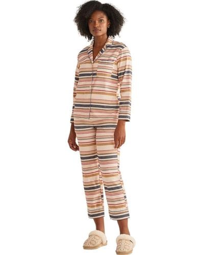 Pendleton Pajama Cotton Set - Brown