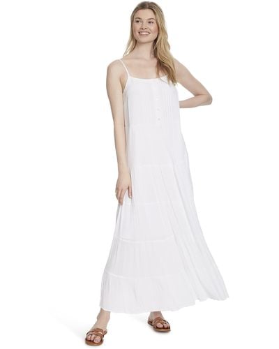 Jessica Simpson Alanis 5 Tiered Maxi Dress - White