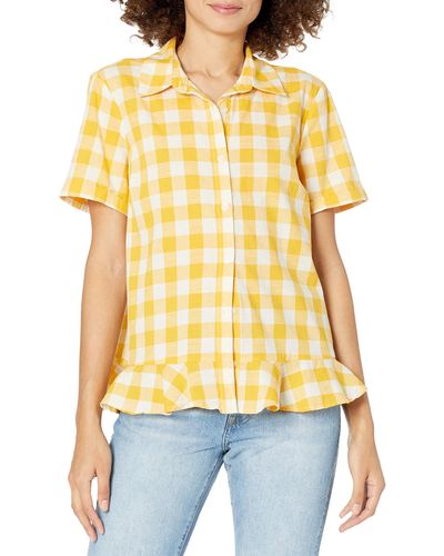 Jessica Simpson Nellie 2-way Button Up Front Shirt - Multicolor