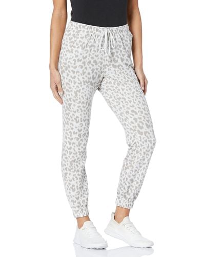 Danskin Cozy Leopard Sweatpant - Blue