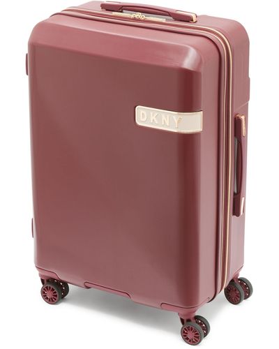 DKNY Spinner Hardside Check In Luggage - Purple