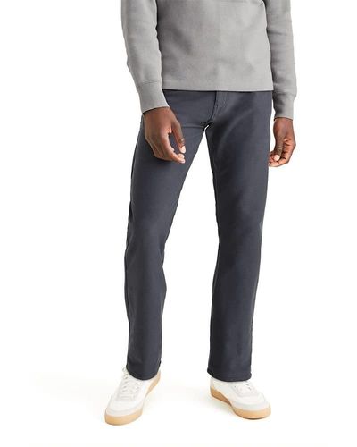Dockers Comfort Jean Cut Straight Fit Smart 360 Knit Pants - Gray