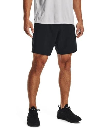 Under Armour Herren Shorts UA mit Grafik, ultraleichte und atmungsaktive Sporthose, robuste Sportshorts mit loser Passform - Schwarz