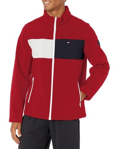 Tommy Hilfiger Retro Sport Soft Jacket Shell-Jacke - Rot