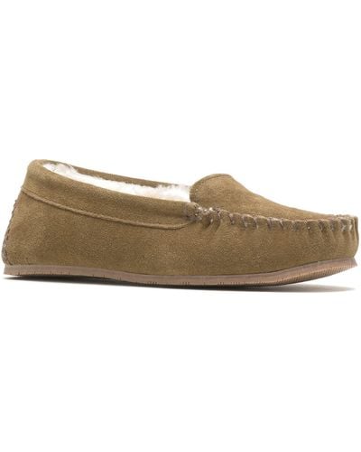 Hush Puppies ADDY Ladies Suede Moccasin Slippers Burgundy | House Of  Slippers-sgquangbinhtourist.com.vn