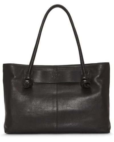 Lucky Brand Juli Leather Tote Handbag - Black