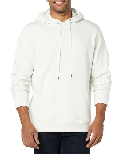 Goodthreads Washed Fleece Pullover Hoodie - White