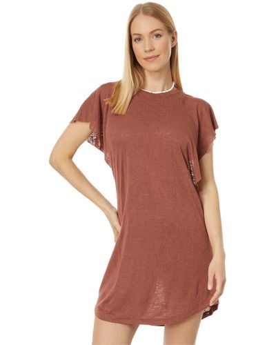 Billabong Standard Out For Waves Cover-up - Brown