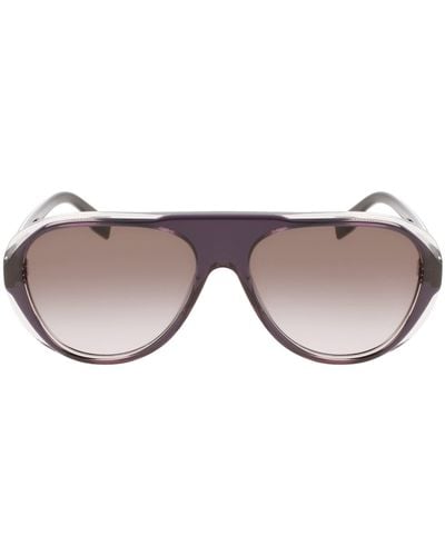 Karl Lagerfeld Kl6075s Pilot Sunglasses - Black