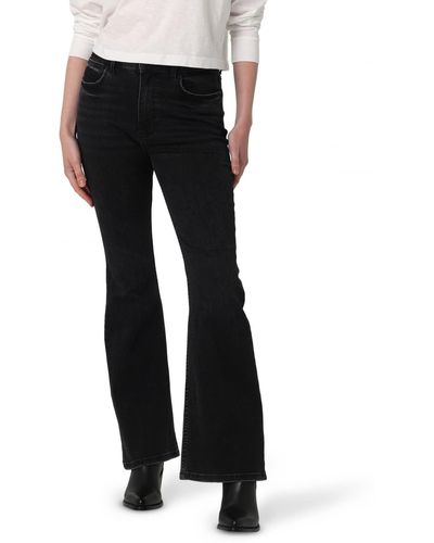 Wrangler Womens High-waisted Fierce Flare Jeans - Black