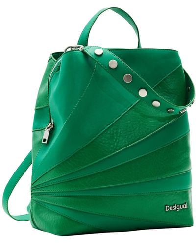 Desigual Accessories Pu Backpack Medium - Green