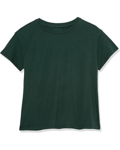 Velvet By Graham & Spencer Womens Jenny Graham Crew Neck T Shirt Shirt - Green